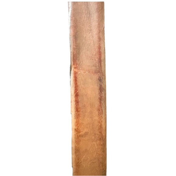 Saks Fifth Avenue Sz 38 Antique Brown Aniline Kipskin Shoulder Made in USA Belt - Picture 7 of 7